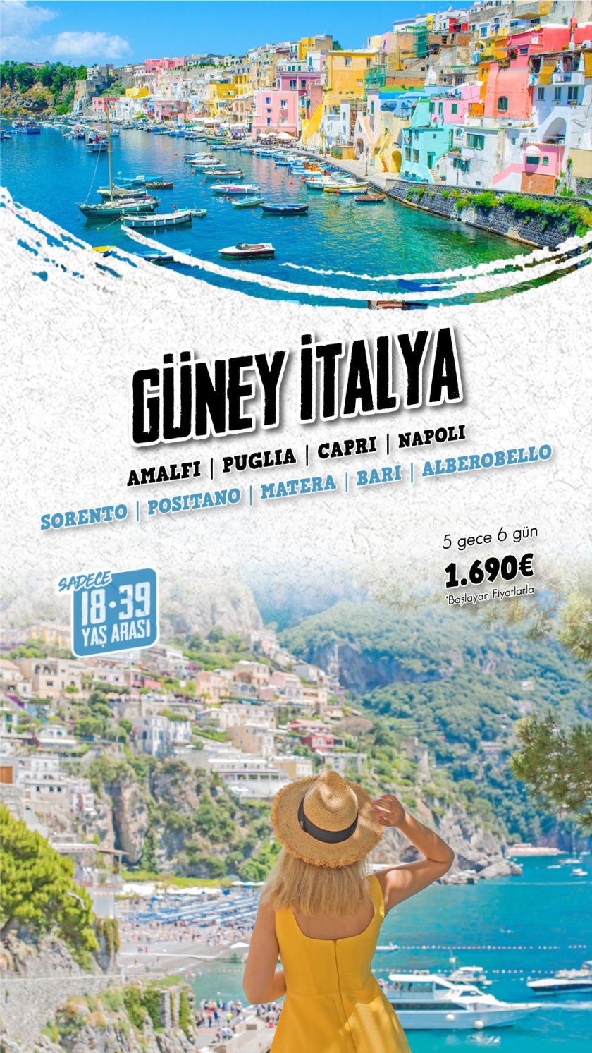 Roarcamp | GÜNEY İTALYA | AMALFİ, CAPRİ VE PUGLİA